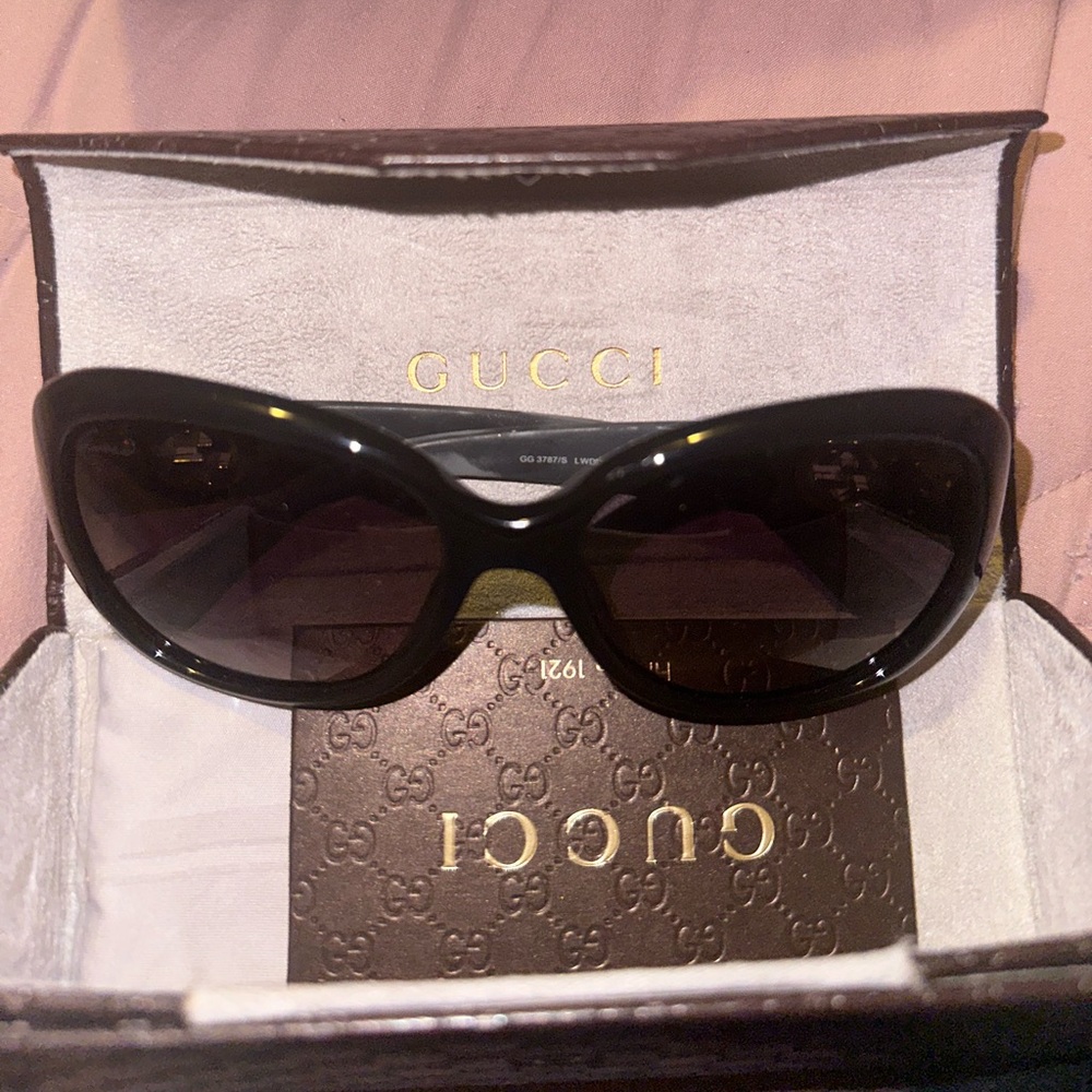 Gucci Sunglasses GG 3787/S - Square Frame black